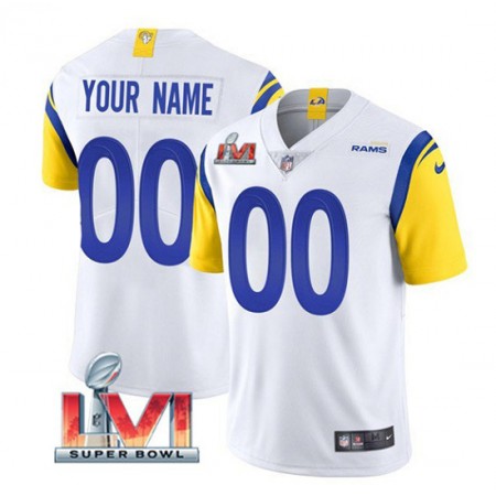 Camiseta Hombre NFL Los Angeles Rams Personalizar Blanco 2022 Super Bowl LVI Vapor Limited Camiseta Hombre NFL Los Angeles Rams Personalizar Blanco 2022 Super Bowl LVI Vapor Limited